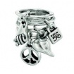 Ring woman Uno de50 Let's go for it! silver plated and charms