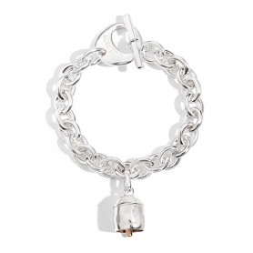 Bracelet "be QUERIOT Milano" with Indian Bell silver and bronze