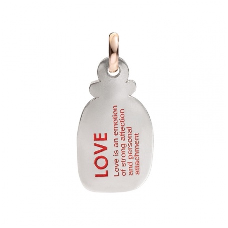 Charms Pozione Love - pendente Queriot argento e oro 9kt - F14A03P1505