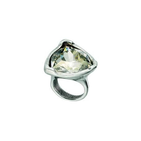 Star-ring tremendous Uno de50 silver and amber - ANI0442CRSMTL0L