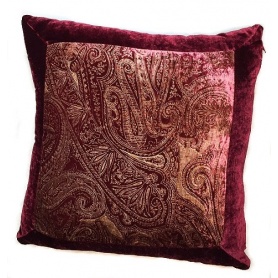 Etro Pillow with edge burgundy color