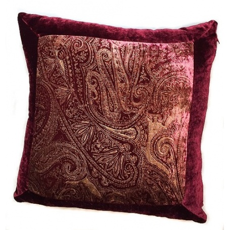 Etro Pillow with edge burgundy color