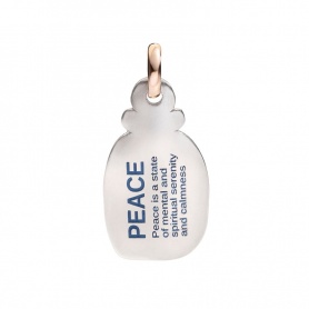 Pendant Potion Queriot Peace Silver and Rose Gold - F14A03P4706