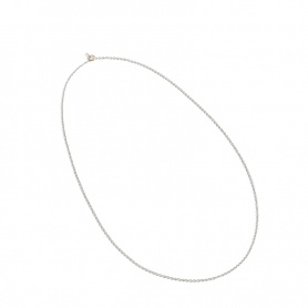 Queriot chain necklace rolò motif in silver and gold - C12A0370