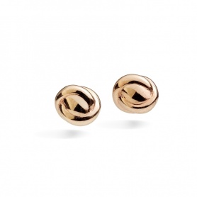 Earrings Queriot Nodino motif Collection Rose Gold