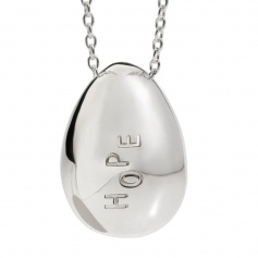 Egg "Hope" Queriot Anhänger in Silber925 - F14A03MHOPE