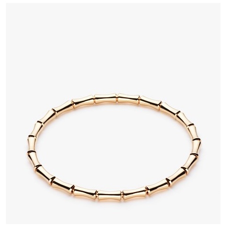 Gucci Bamboo bracelet line rose gold elastic small size - YBA284730003017