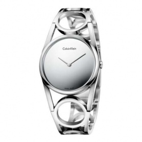 Orologio donna Calvin Klein Round bracciale rigido silver - K5U2M146