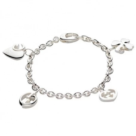 Gucci Men's Ghost Sterling Silver Bar Bracelet | Neiman Marcus