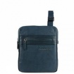 Leather pouch with Piquadro László-CA1358W64/Blue2