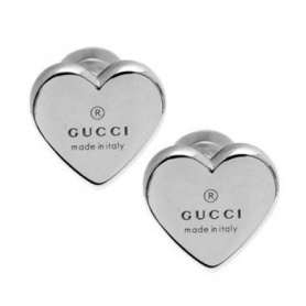 Orecchini Gucci a lobo Trademark cuore - YBD35625000100U