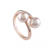Pearl rose gold ring contrariè Salvini Pin Up and shiny