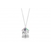 Rosato silver necklace with carousel