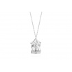 Rosato silver necklace with carousel pendant 