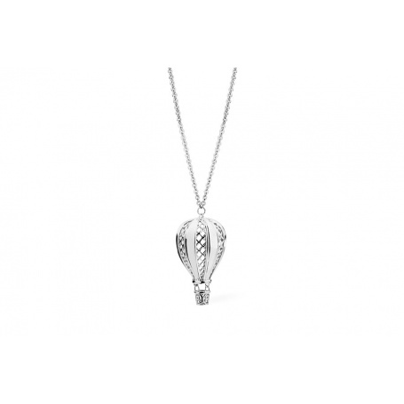 Rosato silver necklace with fire-balloon pendant