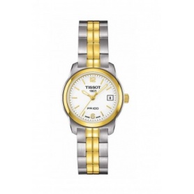 Tissot-Uhr PR100 Quarz Lady Golden Stahl-T0492102201700