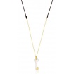 Necklace mother of Pearl and gold key pendant Tous