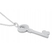 Big key pendant necklace Tous silver