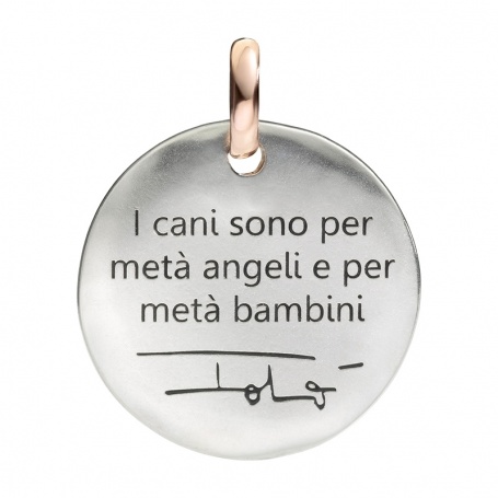Moneta grande I cani in argento Civita by Queriot