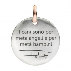 Moneta grande I cani in argento Civita by Queriot