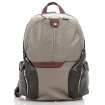 Fabric backpack and Dove leather Piquadro-CA2944OS/T
