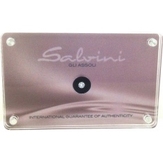 Sealed Diamond Certificates Salvini-carat weight 0.22 G