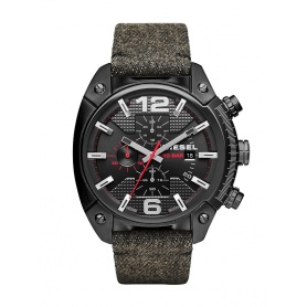 Diesel man watch Overflow fabric and leather-DZ4373