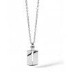 Men's stainless steel and diamond necklace Comets Zero line
