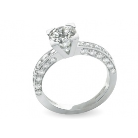 Diamant-Ring Giorgio Visconti Weißgold Linie Icona1 - AB15366D