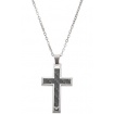Stainless steel necklace cross pendant, Armani-EGS1705040