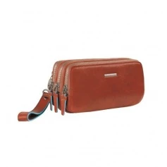 Astuccio in pelle Piquadro arancio - AC2141B2/AR