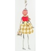 Collana Le Carose con bambola pendente campagnola