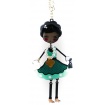 The Carose necklace Flapper black pvd with green dress