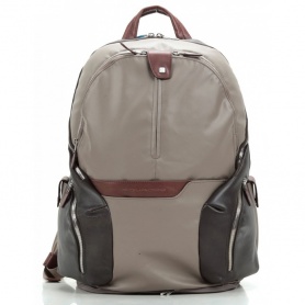 Piquaro leather backpack Tan and brick Coleos-CA2943OS/TO