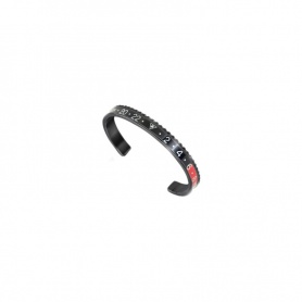 Bracelet Classic Black-Red & white Speedometer