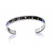 Steel Blue and white bracelet Speedometer