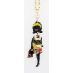 The Carose Flapperina doll necklace yellow