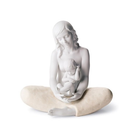 Porzellan-Skulptur in Lladrò Mutter - 01008404