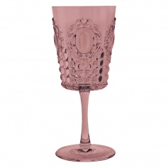 Bicchiere Vino Baroque & Rock Rosa Antico Baci Milano PZ6