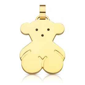 Pendant big gold-plated Silver Bear-Tous 415,904,650