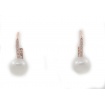 Lever-back earrings Mimi Happy with pearls and diamonds