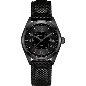 Hamilton Khaki Uhr abgelegt schwarz PVD-H68401735