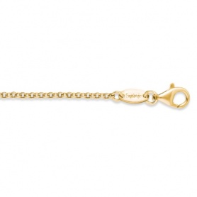 Engelrufer vergoldet silbernen Rolo Halskette-ERN-60-G