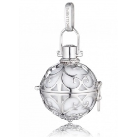 Big Engelsrufer pendant in silver and white ball-ER01L