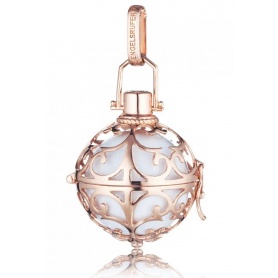 Pendant big silver Engelsrufer rosé and white ball