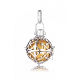 Small pendant Engelsrufer silver with gold ball-ER-09-S