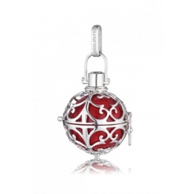 Small pendant Engelsrufer silver with red ball-ER-05-S