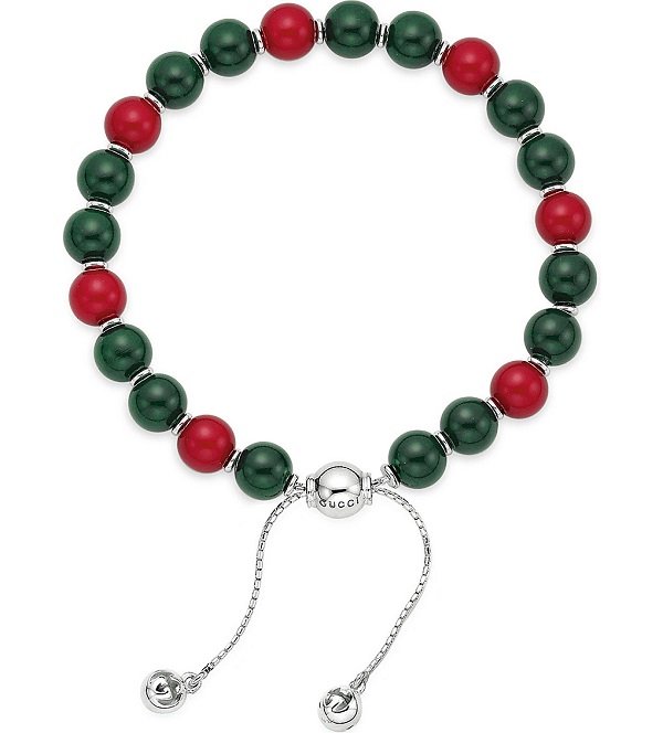 Links Bracelet in Black/Red/Green | Beth Ladd Collections