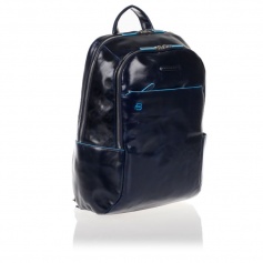 Leather backpack Blue Square Piquadro Blu-CA3214B2/Blue2