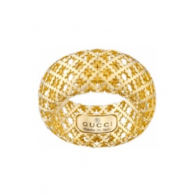 Anello fascia Gucci Diamantissima in oro giallo